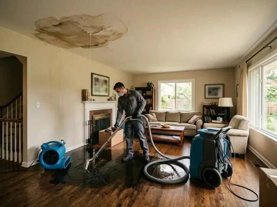 attic-pipe-burst-ceiling-drip-008 — frequently asked questions, Water Damage Restoration & Carpet Care in Boonsboro, MD